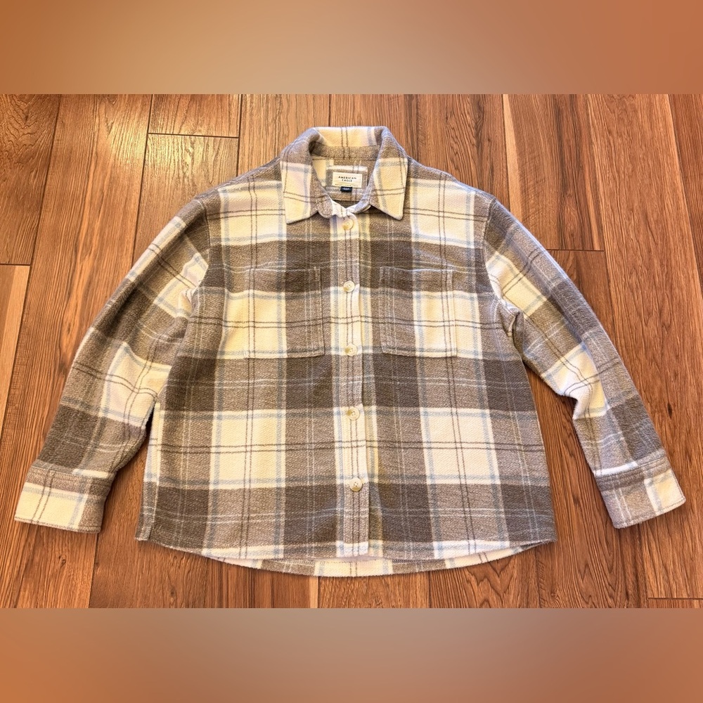 American Eagle Outfitters Plaid Wool Shirt